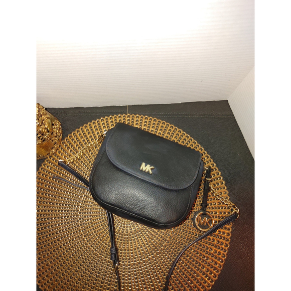 Michael Kors Mott Half Dome Pebbled Leather Crossbody - Picture 6 of 8